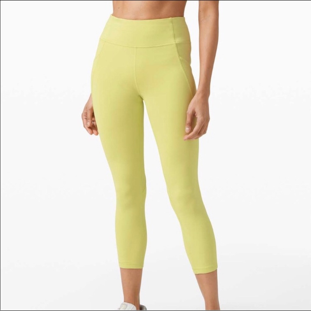 lululemon Time to Sweat tights in Lemon Vibe